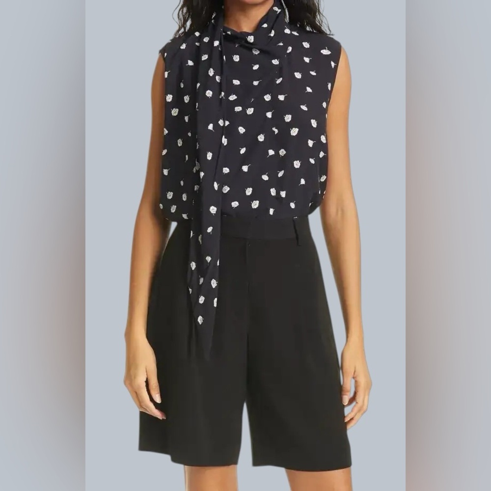 Rag & Bone Women’s Halle Assymetric Floral Sleeveless Top